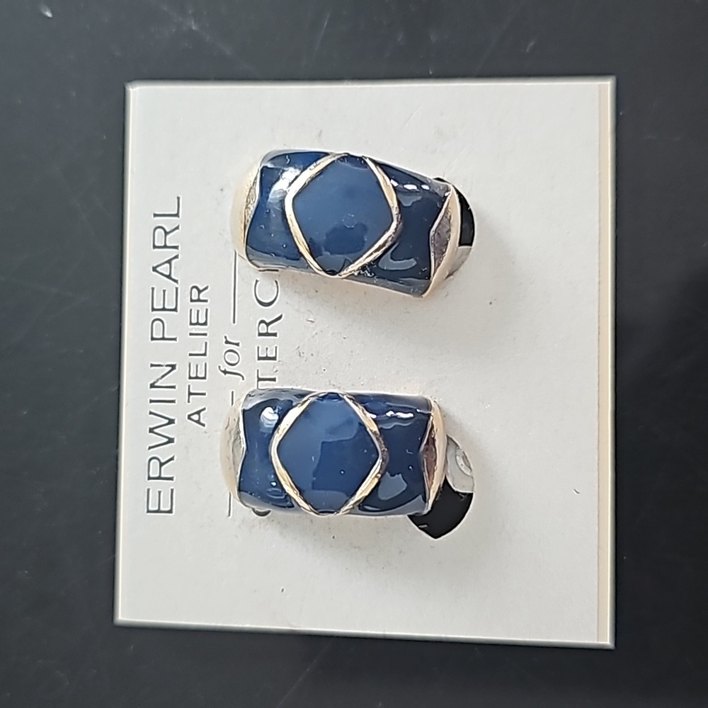 NWT, Erwin Pearl Clip On Earrings